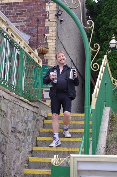 Martyn preps the team water Photo